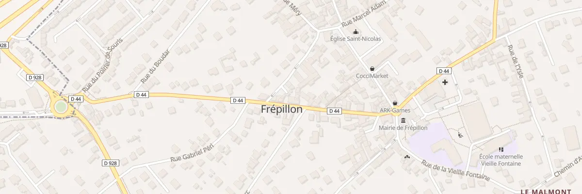 Plan du 32 Rue de la République à Frépillon