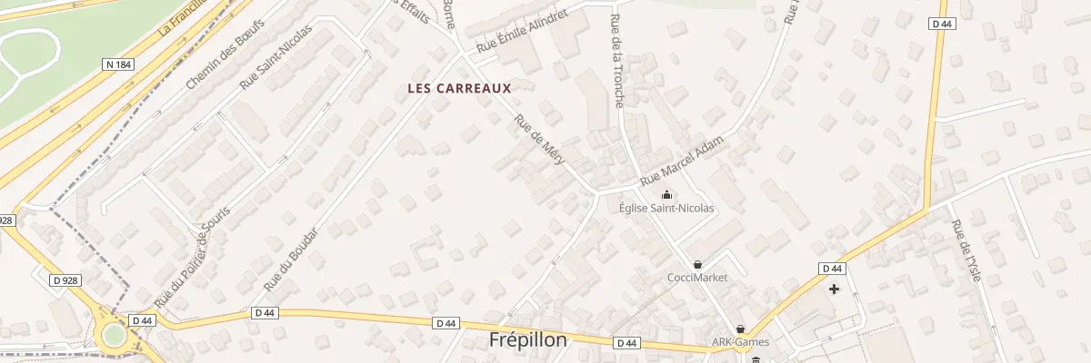 Plan du 11 Rue de Méry à Frépillon