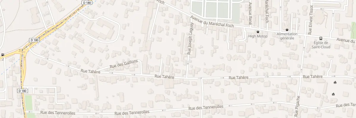 Plan du 124 Rue Tahere à Saint-Cloud