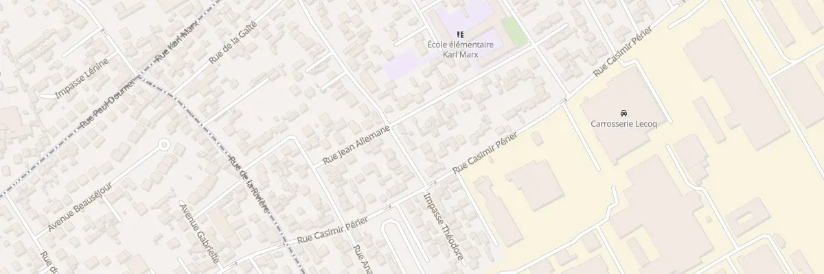 Plan du 10 Av Gambetta à Bezons