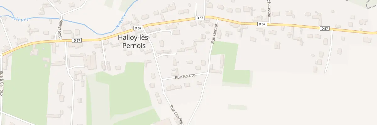 Plan du 3 Rue Accote à Halloy-lès-Pernois