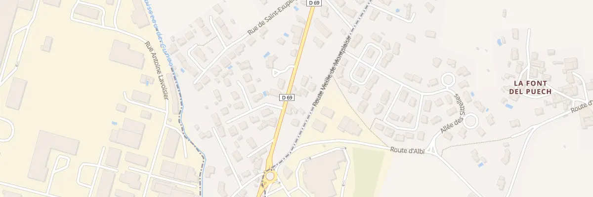Plan du 141 Av de Montplaisir à Saint-Juéry