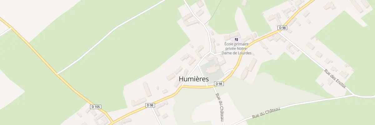 Plan du 7 Rue de la Mairie à Humières