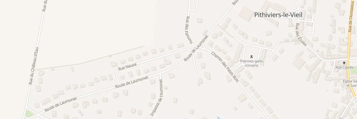 Plan du 8 Rue de l’Aumonet à Pithiviers-le-Vieil
