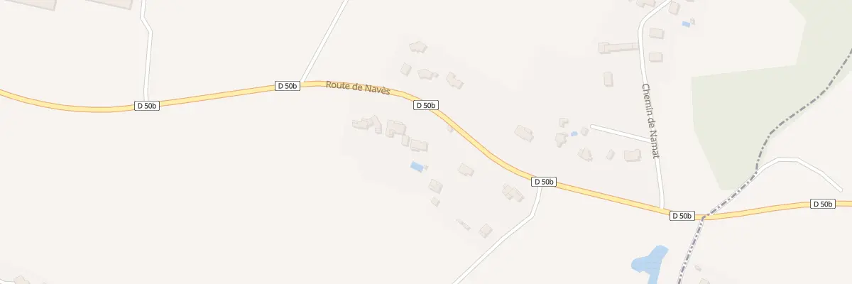 Plan du 38 Rte de Navès à Saïx