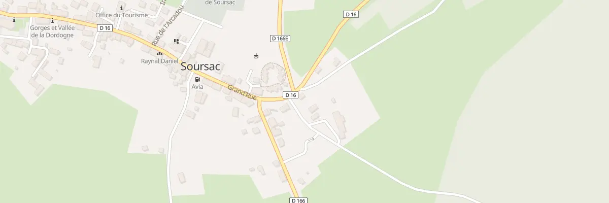 Plan du 66 Grand’Rue à Soursac