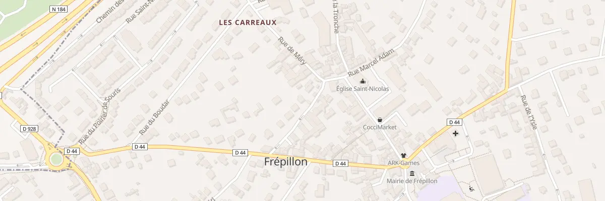 Plan du 6 Rue d’Oradour à Frépillon