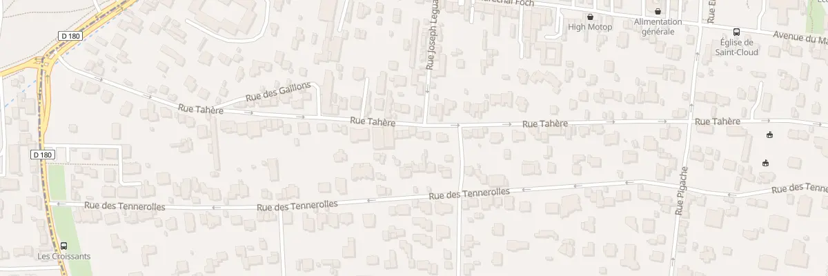 Plan du 99 Rue Tahere à Saint-Cloud
