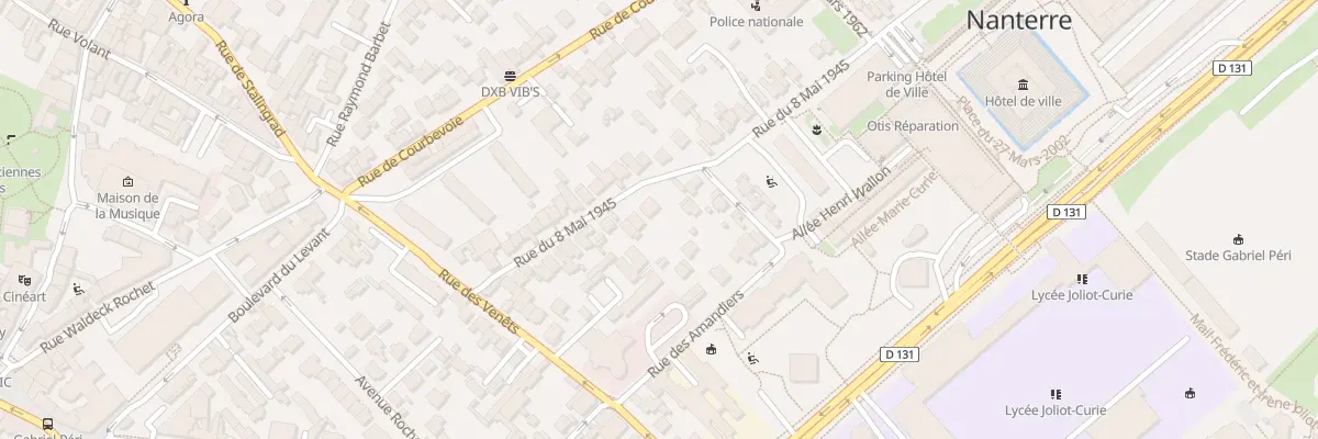 Plan du 30 Rue du 8 Mai 1945 à Nanterre