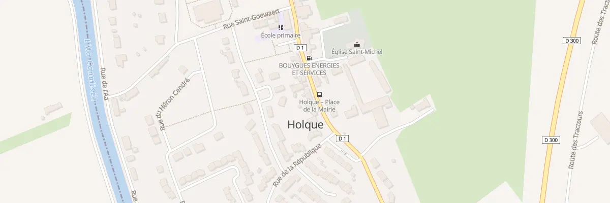 Plan du 17 Rte de Bourbourg à Holque