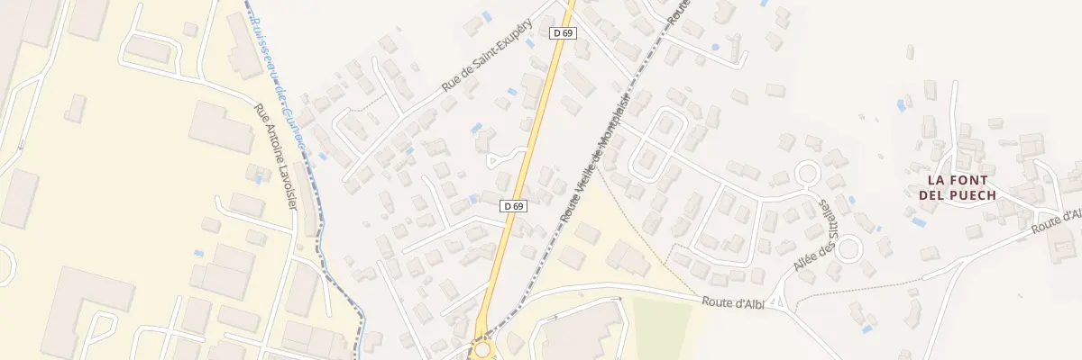Plan du 139 Av de Montplaisir à Saint-Juéry