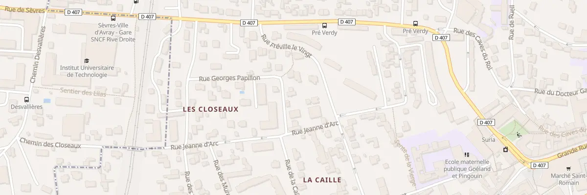 Plan du 4 Rue Jules Lemaitre à Sèvres