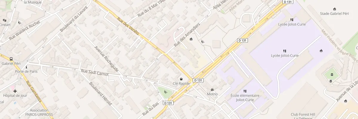 Plan du 19B Rue des Venêts à Nanterre