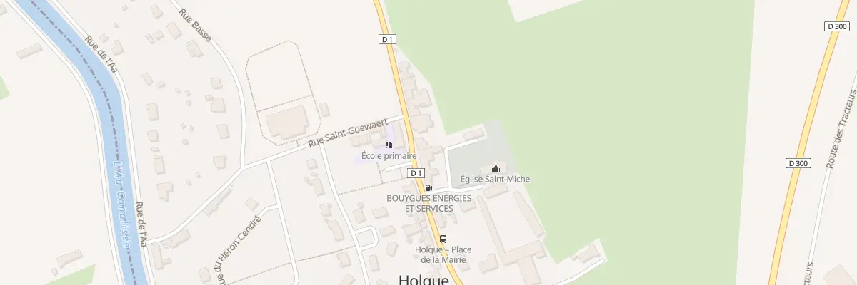 Plan du 14 Rte de Bourbourg à Holque