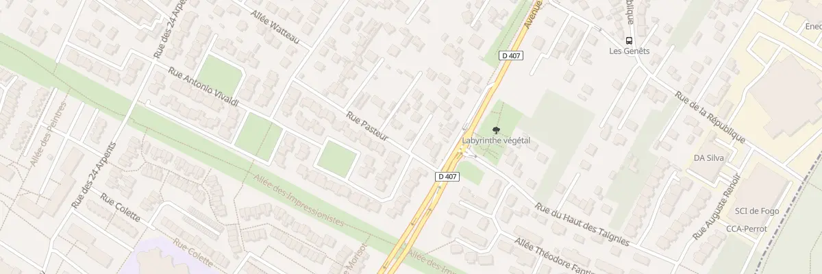 Plan du 25 Rue Pasteur à Montigny-lès-Cormeilles