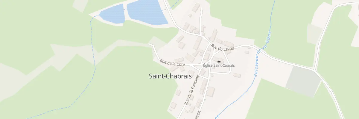 Plan du 4 Rue de la Cure à Saint-Chabrais