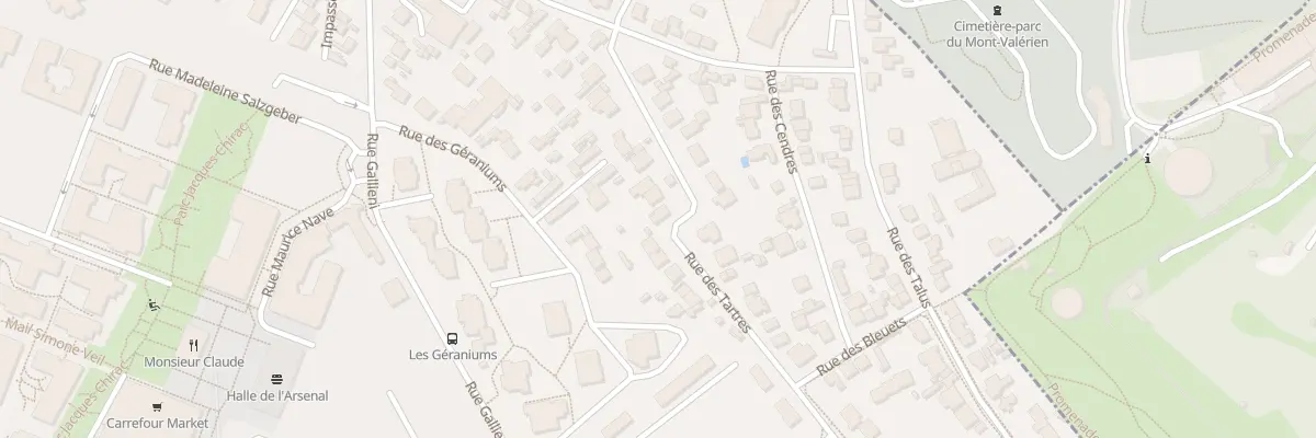 Plan du 28 Rue des Tartres à Rueil-Malmaison