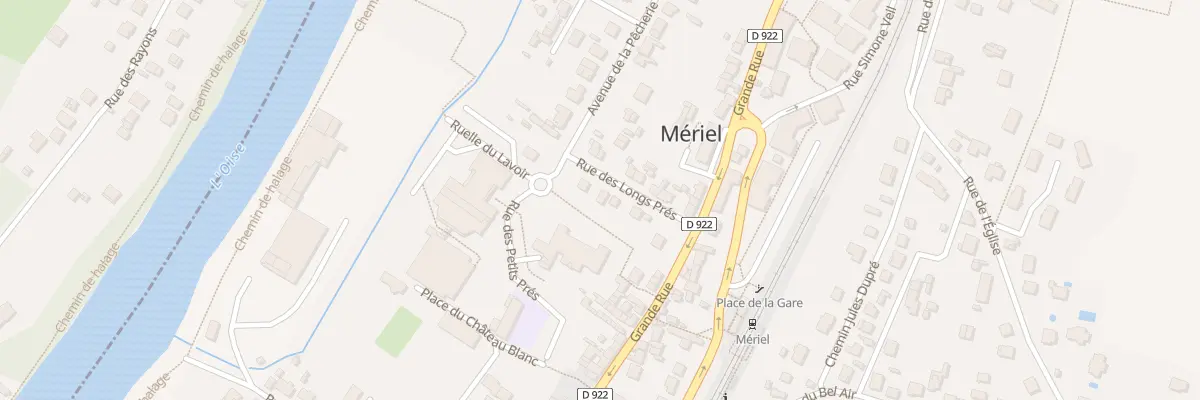 Plan du 4 Rue des Longs Prés à Mériel