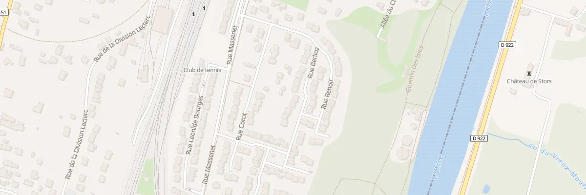 Plan du 25 Rue Berlioz à Butry-sur-Oise