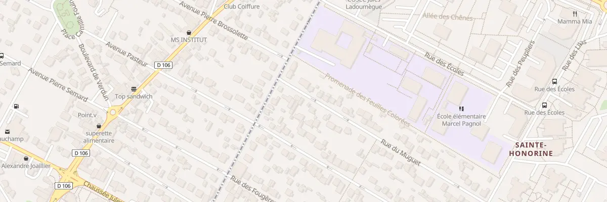 Plan du 8 Rue du Muguet à Taverny