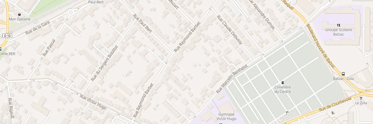 Plan du 120 Rue Raymond Barbet à Nanterre