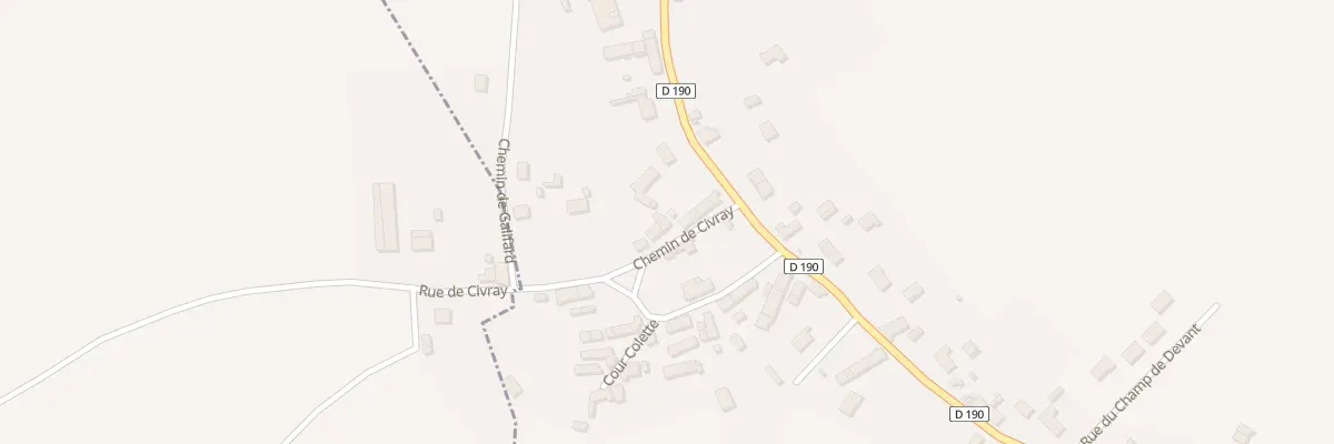 Plan du 8 Che de Civray à Villeneuve-sur-Cher