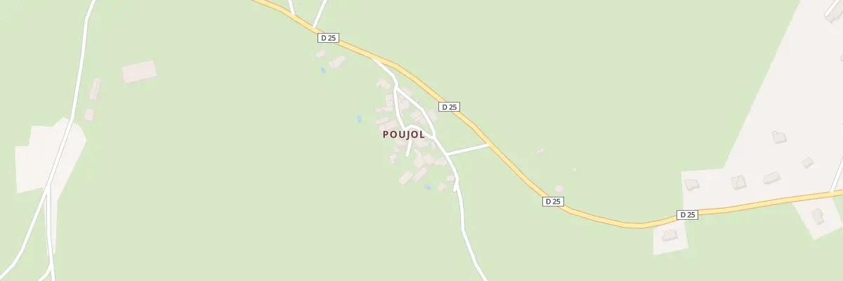 Plan du 5049 Poujol à Saint-Santin-de-Maurs