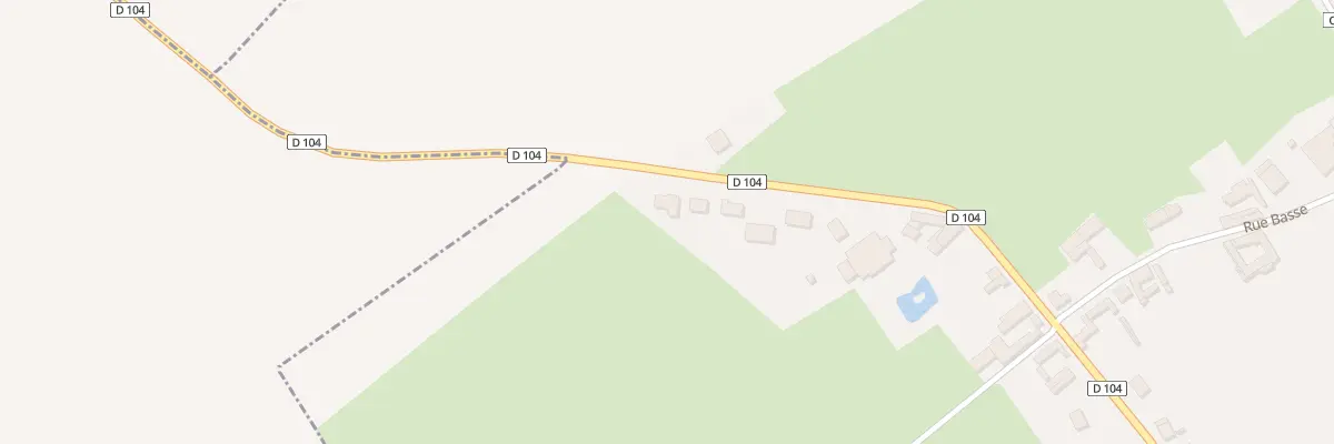 Plan du 25 Rte de Blangy à Humerœuille