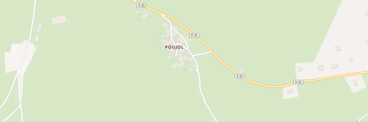 Plan du 5045 Poujol à Saint-Santin-de-Maurs