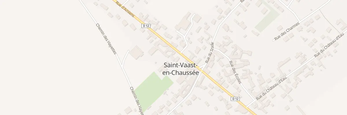 Plan du 37 Rue d’Amiens à Saint-Vaast-en-Chaussée