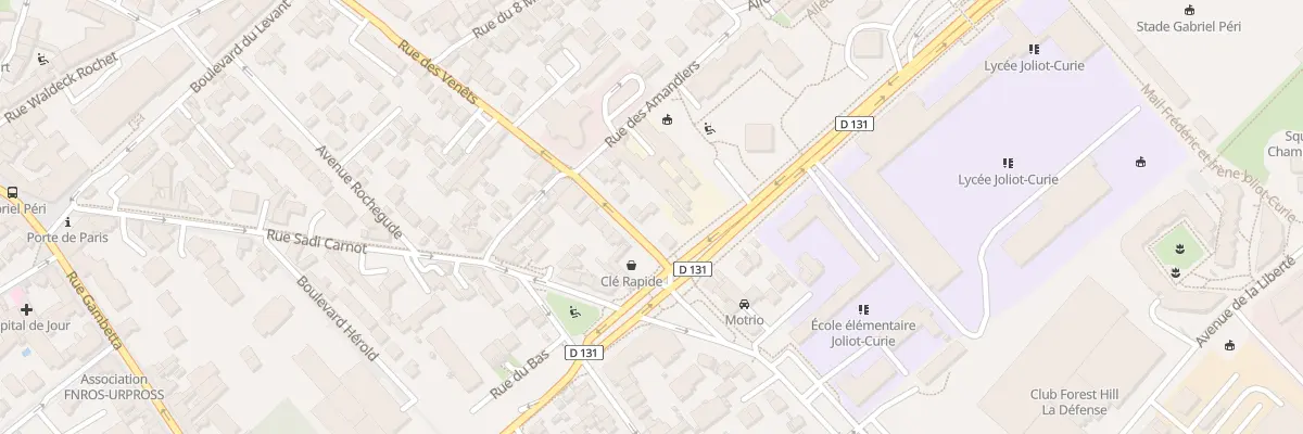 Plan du 23 Rue des Venêts à Nanterre