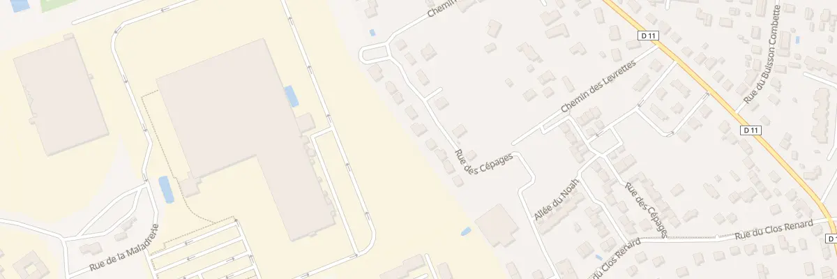 Plan du 23 Rue des Cépages à Châteauneuf-sur-Loire