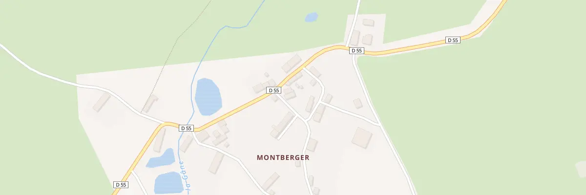 Plan du 14 Montberger à Saint-Chabrais