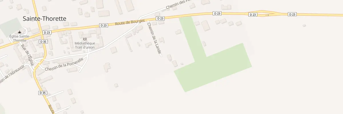 Plan du 3 Che de la Lande à Sainte-Thorette