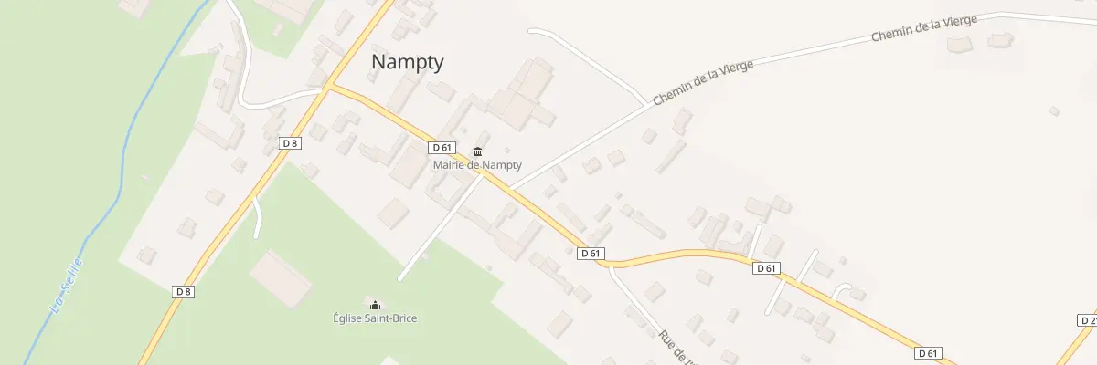 Plan du 1 Rue de Saint Sauflieu à Nampty