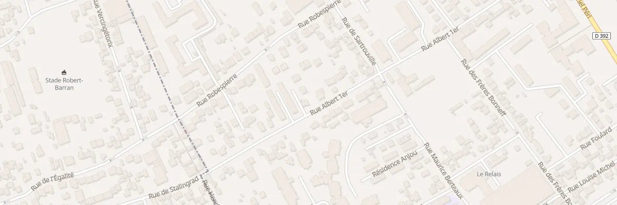 Plan du 56 Rue Albert 1er à Bezons