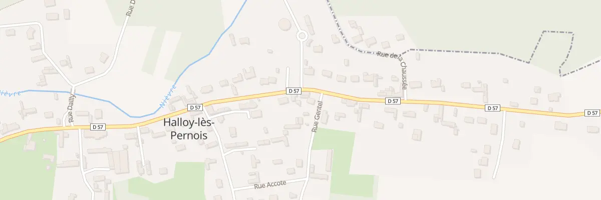 Plan du 8 Rue du Bout de la Ville à Halloy-lès-Pernois