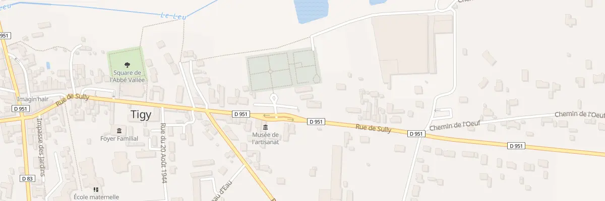 Plan du 57 Rue de Sully à Tigy