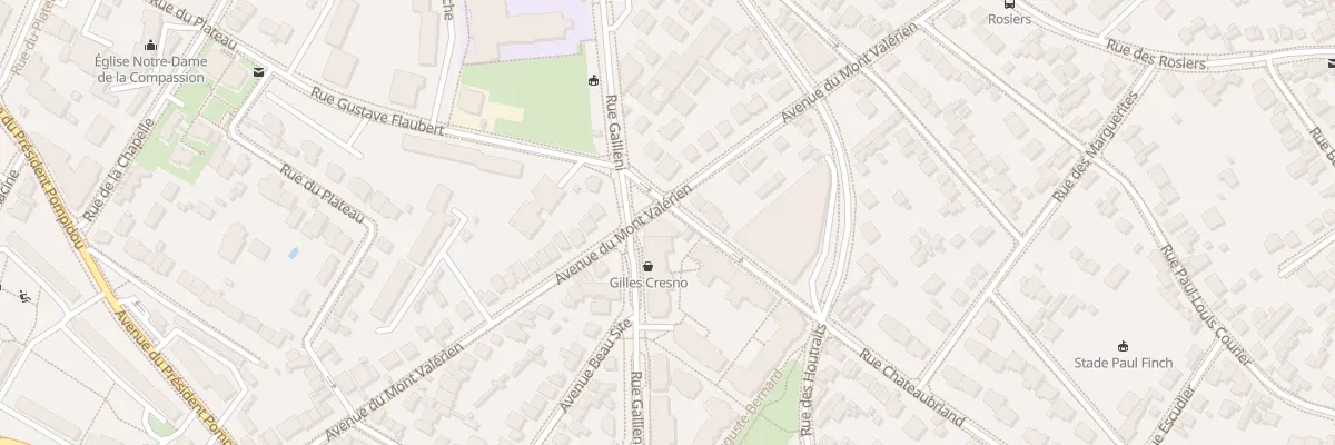 Plan du 8 Rue Chateaubriand à Rueil-Malmaison