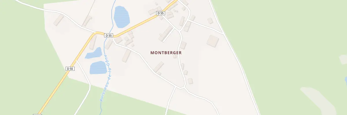Plan du 30A Montberger à Saint-Chabrais