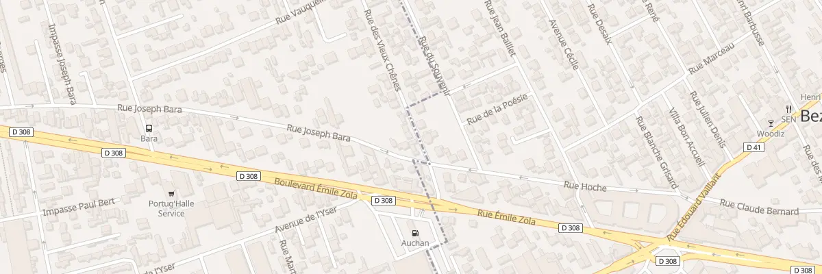 Plan du 1B Rue des Vieux Chenes à Houilles