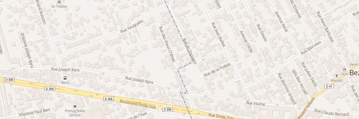 Plan du 10B Rue des Vieux Chenes à Houilles