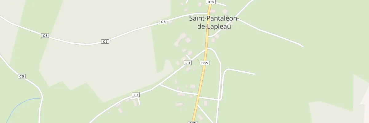 Plan du 5012 Au Bourg à Saint-Pantaléon-de-Lapleau