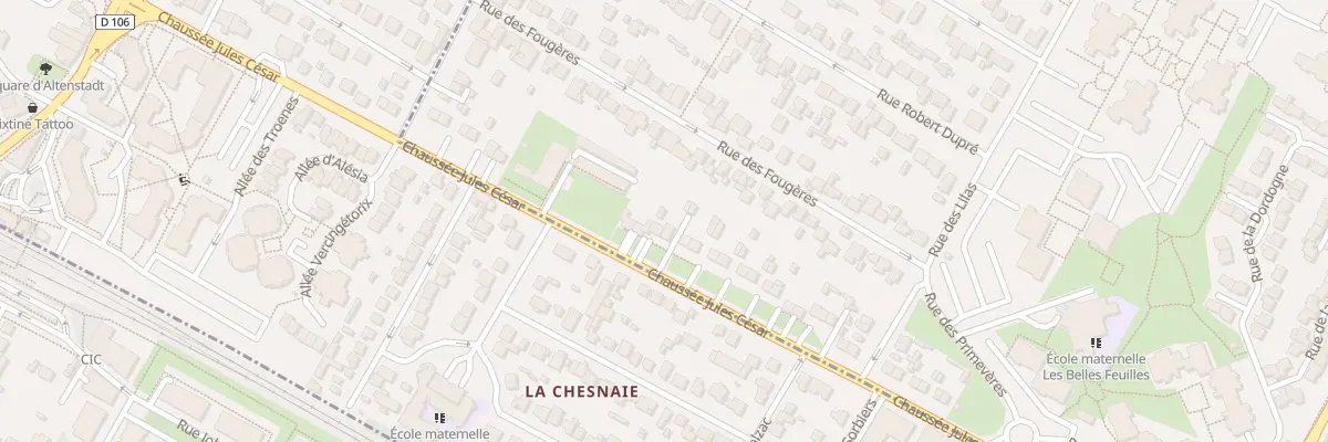 Plan du 68 Chs Jules César à Taverny