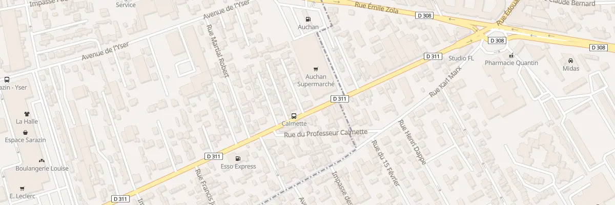 Plan du 175 Bd Jean Jaurès à Houilles
