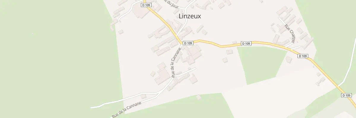 Plan du 2 Rue de la Cannane à Linzeux