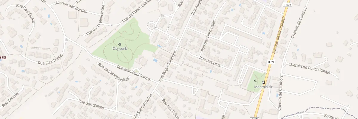 Plan du 45 Rue Roger Salengro à Saint-Juéry