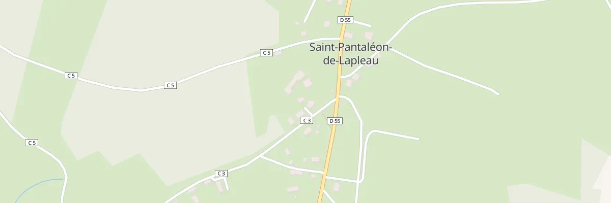 Plan du 24 Au Bourg à Saint-Pantaléon-de-Lapleau