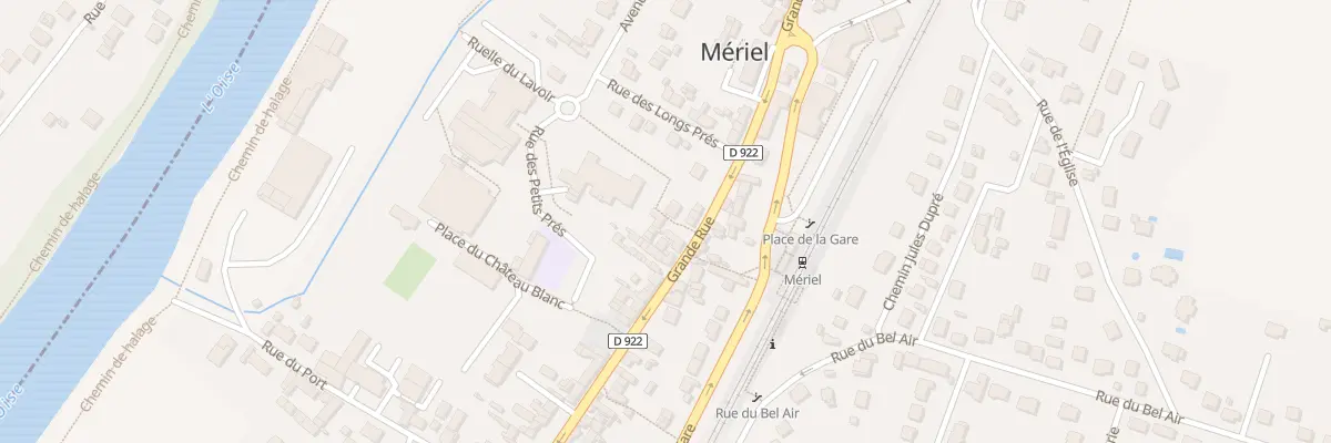 Plan du 17 Rle du Lavoir à Mériel