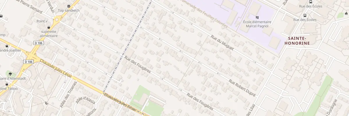 Plan du 20 Rue Robert Dupré à Taverny